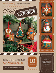 Anita's Express - Gingerbread Ornaments - More Details