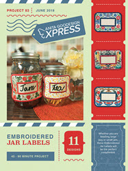 Anita's Express - Embroidered Jar Labels - More Details