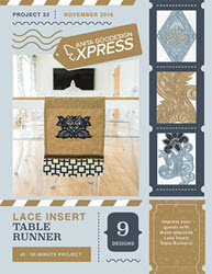 Anita's Express - Lace Insert Table Runners - More Details