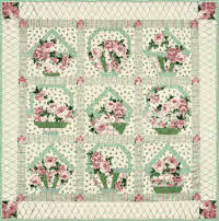 Ring a Ring a Rosie Basket Full of Posies Quilt Kit - Fabric Only