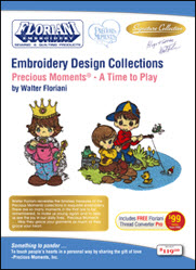 ON SALE! Floriani Embroidery Design Collection Precious Moments - A Time to Play + FREE SHIPPING!