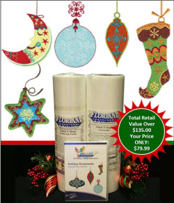 Stitch N Shape Bundle with FREE Holiday Ornaments Design Set