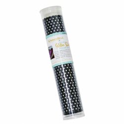 Applique Glitter Sheets Black Polka Dot - LIMITED QTY AVAILABLE! - More Details