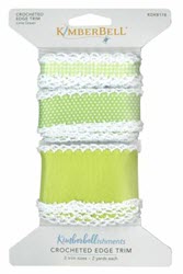 Crocheted Edge Trim Lime Green - LIMITED QTY AVAILABLE! - More Details