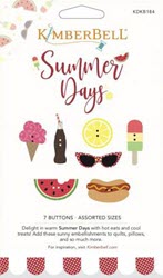 Summer Days Button Set - LIMITED QTY AVAILABLE! - More Details