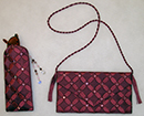 Peaches Purses - Wine Circles Purse Kit (excluding crystals & beads) - More Details Peaches Purses - Wine Circles Purse Kit (excluding crystals & beads) - More Details