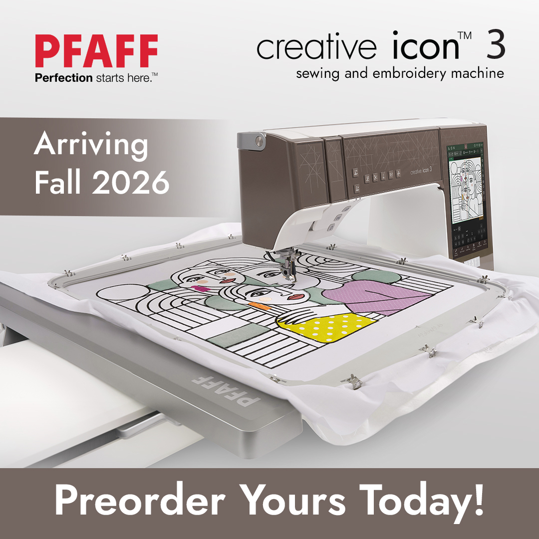Preorder! PFAFF® creative icon™ 3