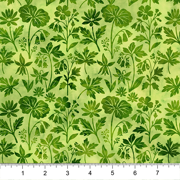 2026 Shop Hop - Ohio Wildflowers - Green Lemongrass