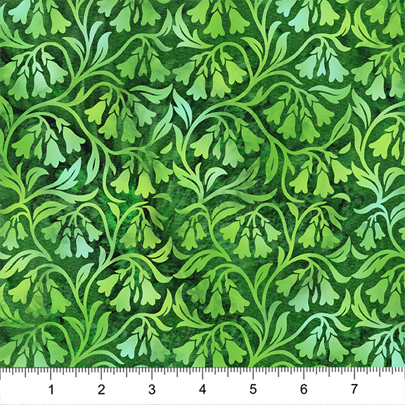 2026 Shop Hop - Bluebells - Green Lemongrass