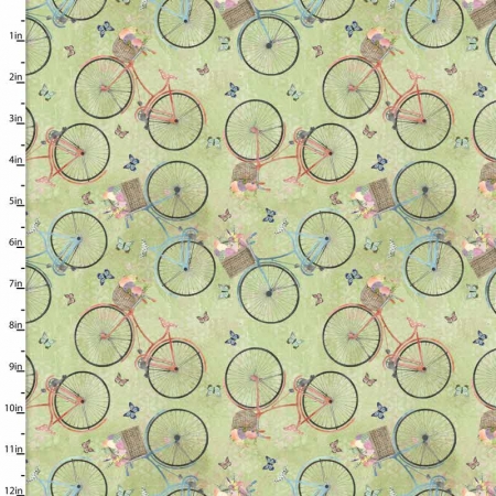 Bunny Kisses & Easter Wishes - Green Blooming Bicycles