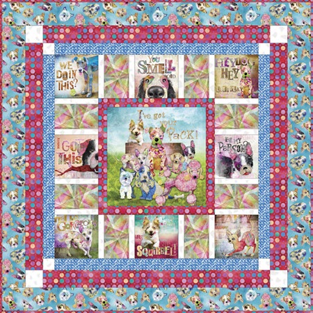 Good Dogs Too Quilt Kit