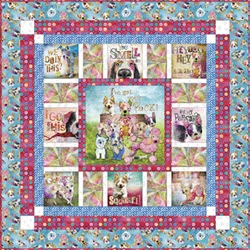 Good Dogs Too Quilt Kit - More Details