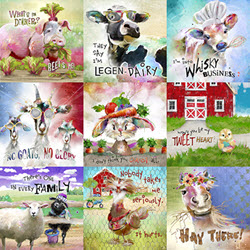 Funny Farm - Multi Animal Patch - More Details