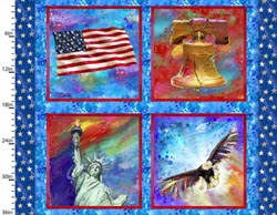 American Icons - Patriotic Panel - More Details