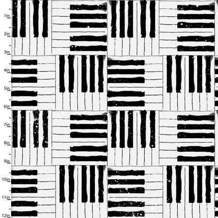 Rhythm & Hues - White Piano Keys