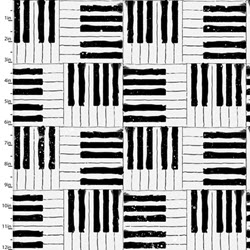 Rhythm & Hues - White Piano Keys - More Details