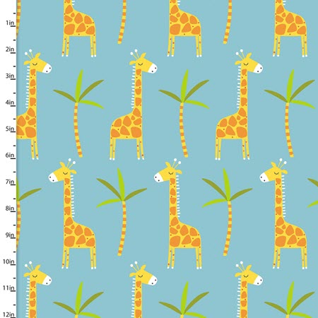 Stay Wild - Blue Giraffes