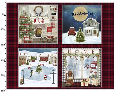 A Christmas to Remember - Vintage Panel
