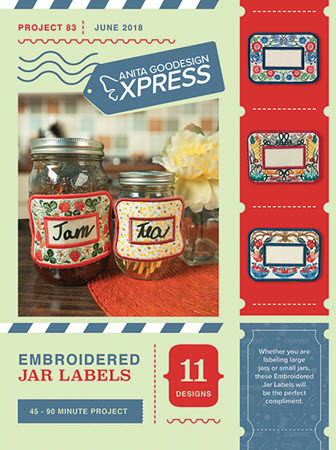 Anita's Express - Embroidered Jar Labels