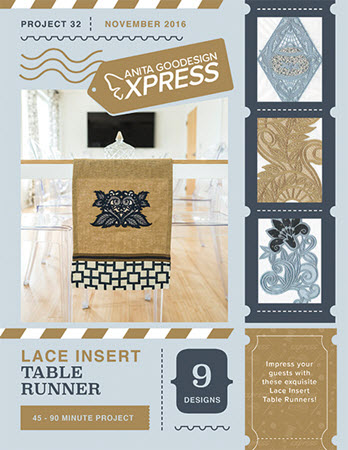 Anita's Express - Lace Insert Table Runners