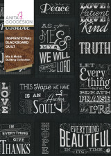 Inspirational Blackboard Quilt - SALE 50% OFF! - More Details