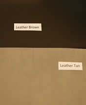 Appli-Stitch Leather Fabric - Brown - LIMITED QUANTITIES