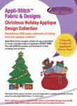 Appli-Stitch Christmas Holiday Applique Design Collection - More Details