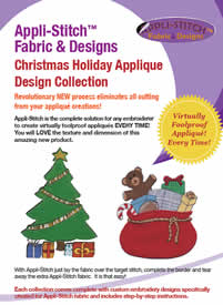 Appli-Stitch Christmas Holiday Applique Design Collection