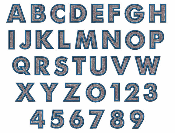 Floriani Appli-Stitch Futura Lettering & Number Design Collection