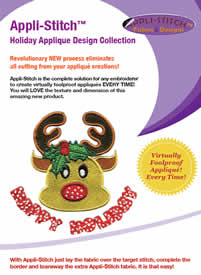 Appli-Stitch Holiday Applique Design Collection