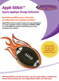 Appli-Stitch Sports Applique Design Collection