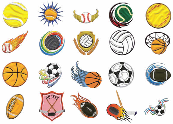 Floriani Appli-Stitch Sports Design Collection