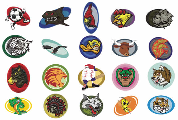 Floriani Appli-Stitch Sports Mascot Design Collection