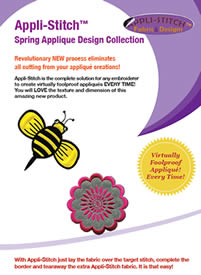 Appli-Stitch Spring Applique Design Collection