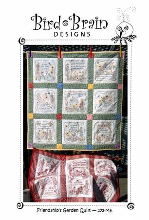 Friendship Quilt Machine Embroidery by Bird Brain Designs - Sew Cottage