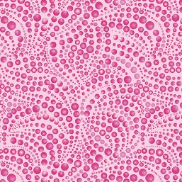 Cat-i-tude - Beaded Swirls Tonal Pink - More Details