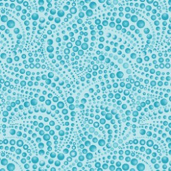 Cat-i-tude - Beaded Swirls Tonal Lt. Teal