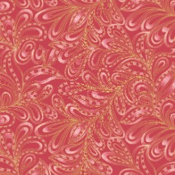 Cat-i-tude 2 - Featherly Paisley Red - More Details