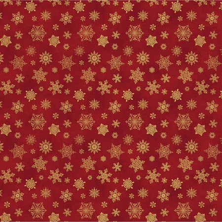 Cat-i-tude Christmas - Playful Snowflakes Red