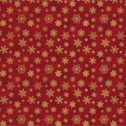 Cat-i-tude Christmas - Playful Snowflakes Red - More Details