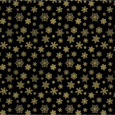 Cat-i-tude Christmas - Playful Snowflakes Black