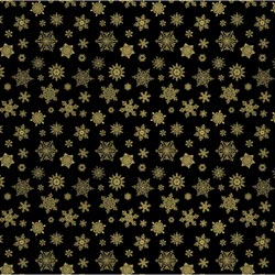 Cat-i-tude Christmas - Playful Snowflakes Black - More Details