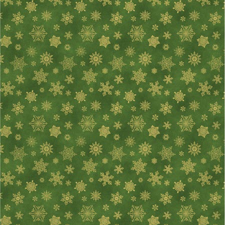 Cat-i-tude Christmas - Playful Snowflakes DK Green