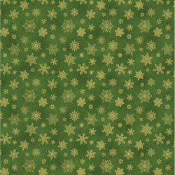 Cat-i-tude Christmas - Playful Snowflakes DK Green - More Details