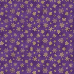 Cat-i-tude Christmas - Playful Snowflakes Purple - More Details