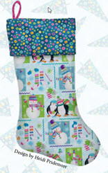 By Golly, Let's Be Jolly - Snowmen & Penguins Stocking - More Details