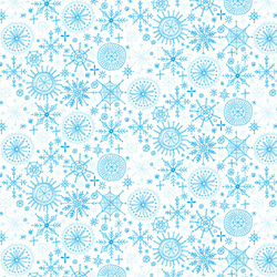 By Golly, Let's Be Jolly - White Snowflakes - More Details