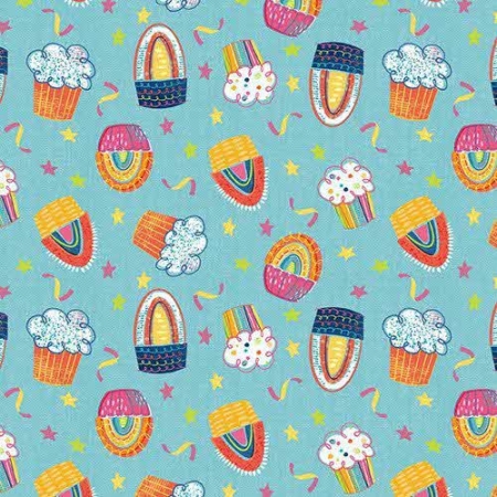 Let's Eat Cake - Turquoise Cupcakes