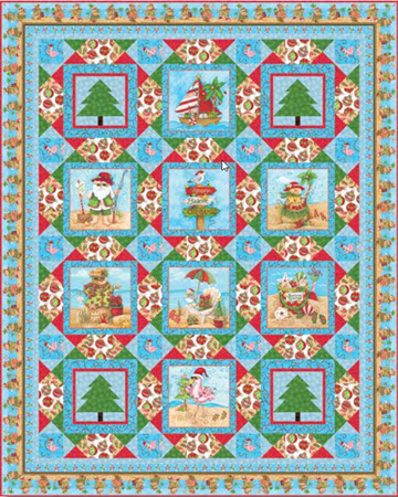 Holiday Beach Quilt Kit #2