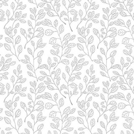 Lower the Volume - White Climbing Leaves
